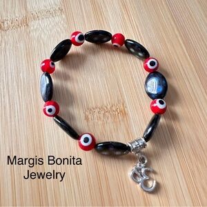 Red Evil Eyes Bracelet